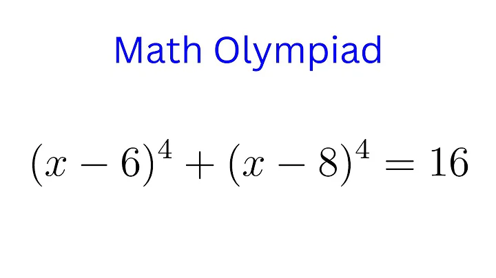 Find the values of X | Math Olympiad | A Nice Algebra Problem