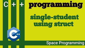 program to store single student record using structure C++ | C++ Struct