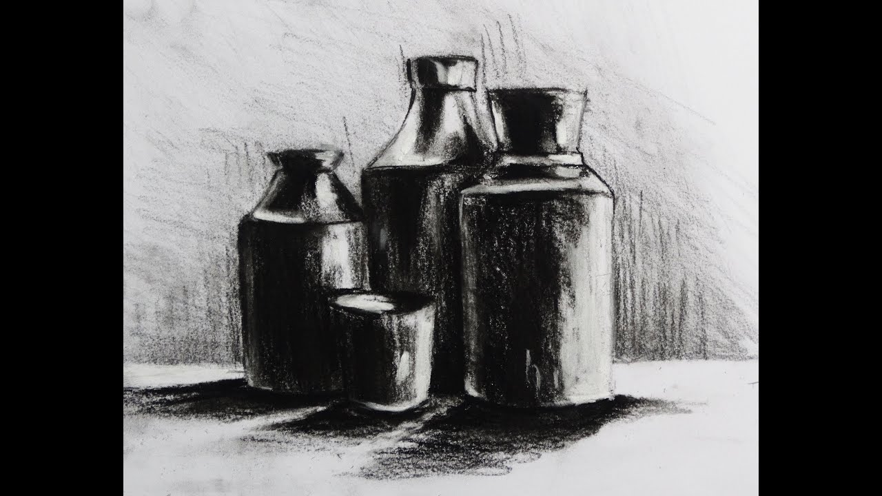 Drawing Still Life-how to draw still life ,pencil&pastel ...