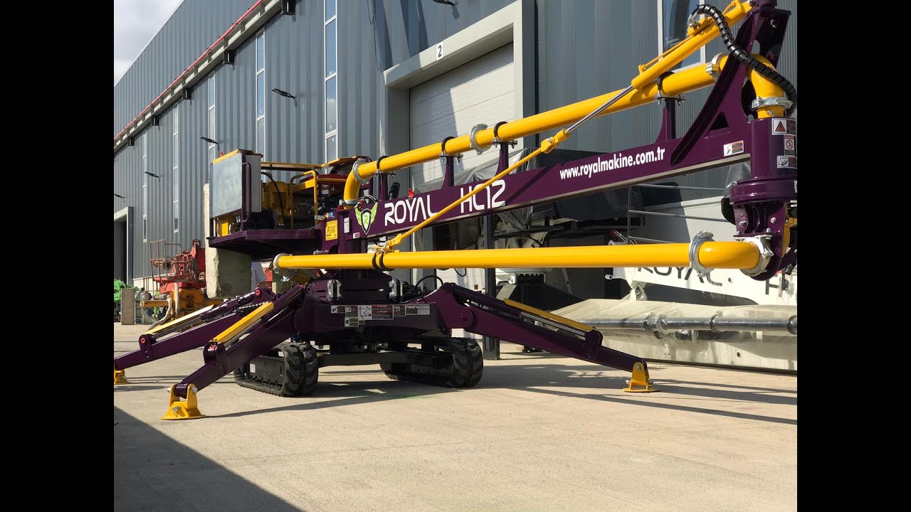 ROYALMAC HC12+3 HYDRAULIC CRAWLER PLACING BOOM