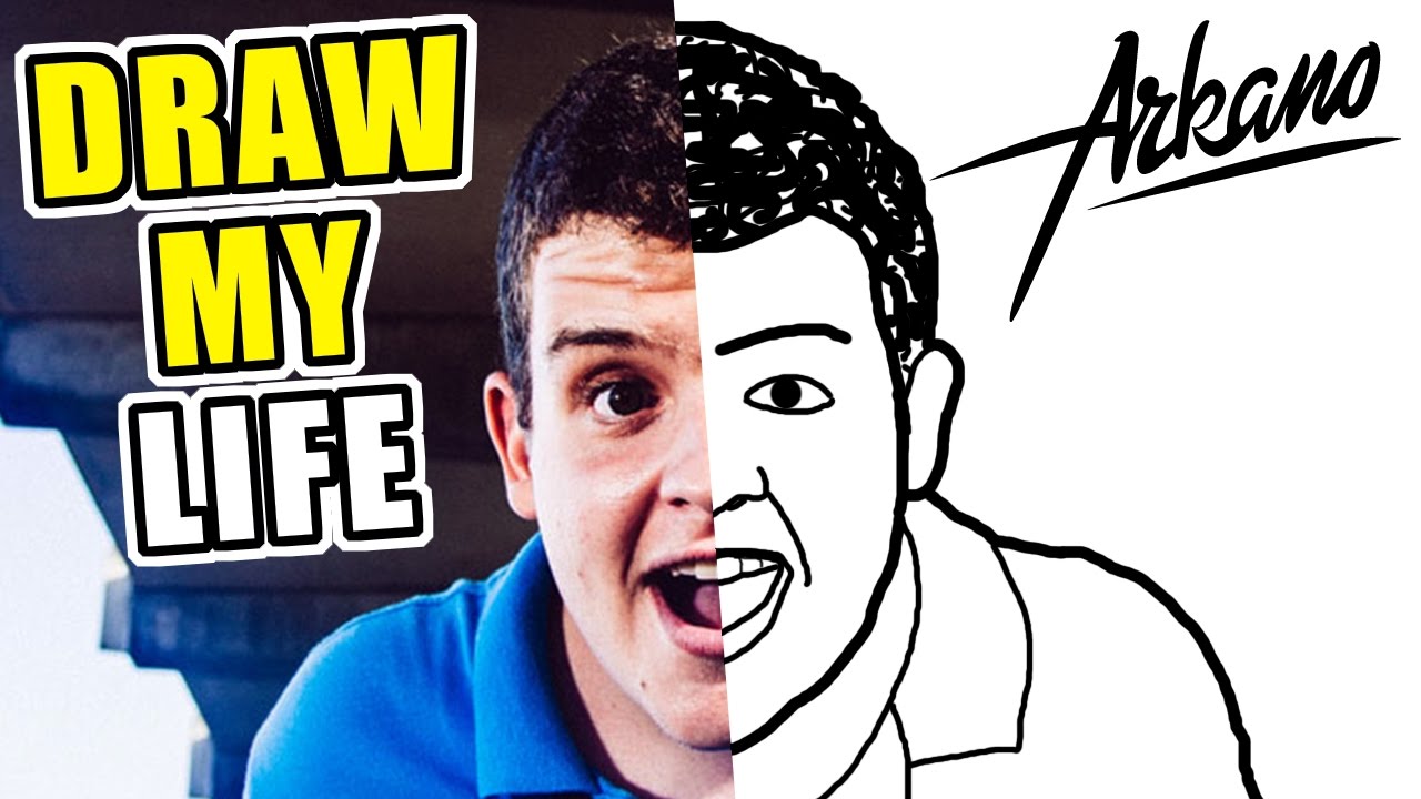 rap song 2019 ARKANO | Draw My Life En Español (MEJORADO)