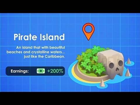 Just finish Pirate island in 23 seconds |Idle Theme park Tycoon | Mod | #4