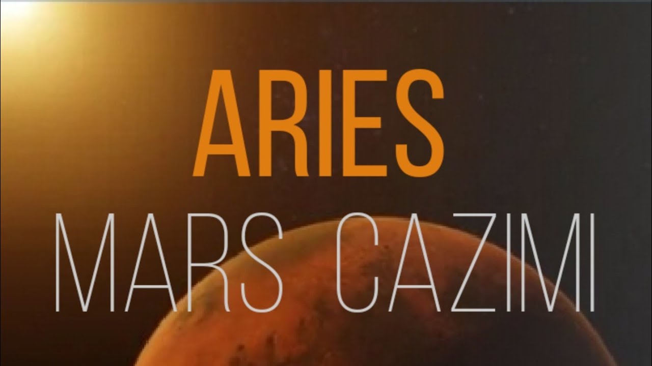 Aries ♈️  Mars Cazimi Horoscope