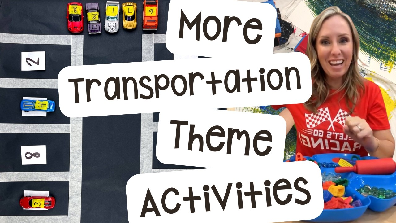 More Transportation Theme Activities for Preschool, Pre-k, & Kindergarten