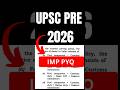 MOST IMP ECONOMY PYQ THEME FOR UPSC PRELIMS 2026#iasprelims2026