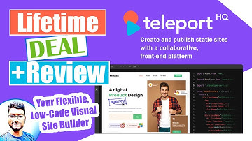 TeleportHQ Review: Appsumo Lifetime Deal - Drag-and-Drop Visual Editor Platform