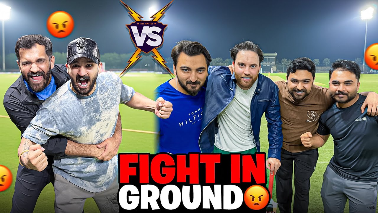 Serious fight in cricket ground😱Saray gang ko amma sy maar par gai😭