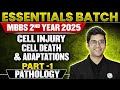 Pathology  cell injury cell death and adaptations part  1 for 2nd year mbbs by dr ranjith ar