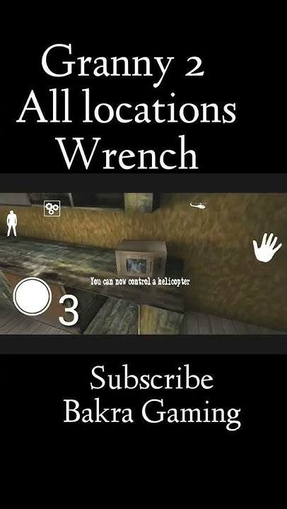 How to find and use wrench in granny Chapter 2 All locations - YouTube - What Is The Wrench For In Granny