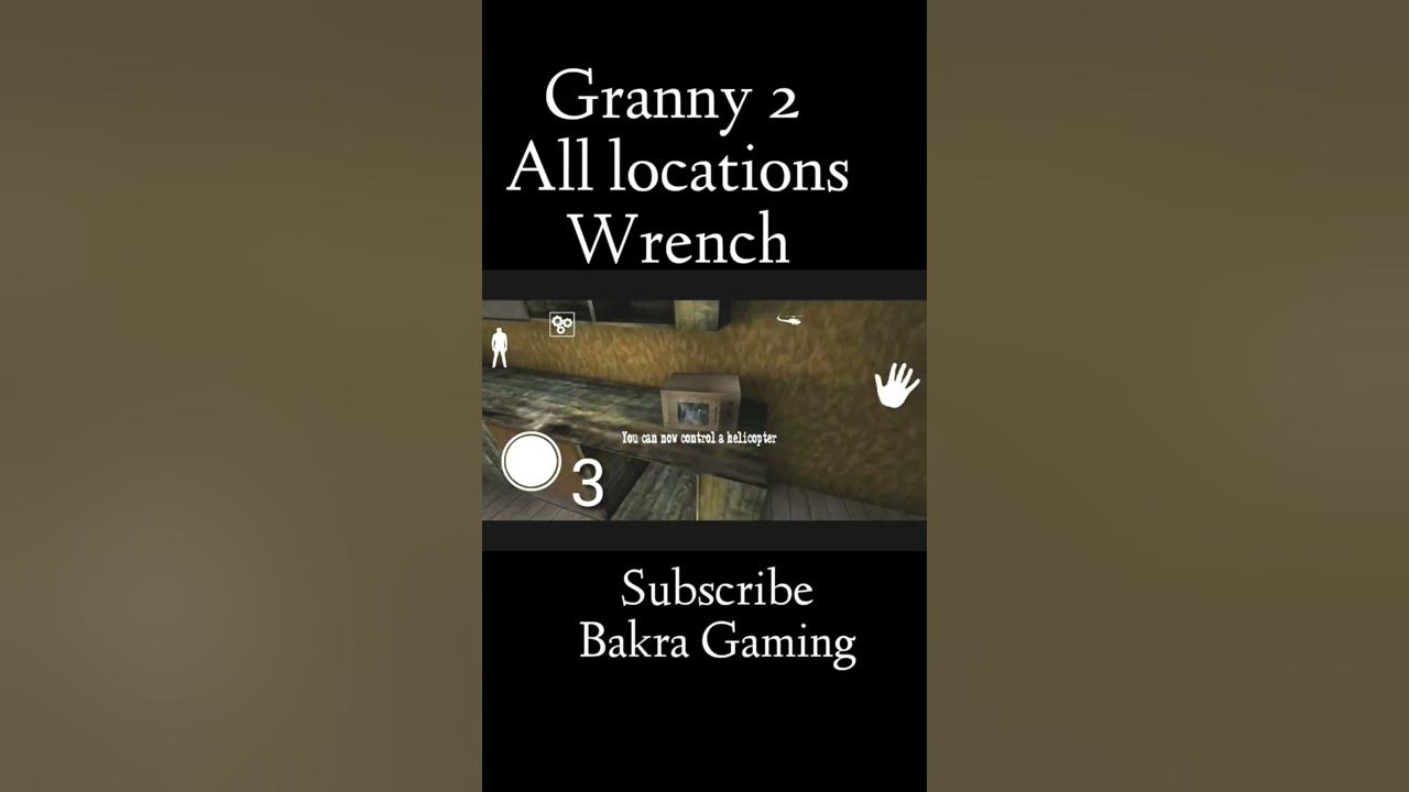 How to find and use wrench in granny Chapter 2 All locations YouTube