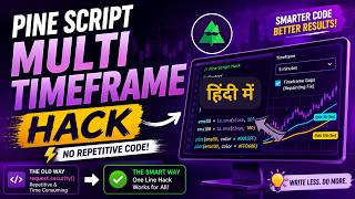 Multi Timeframe Hack in Trading View Pine Script | MTF Indicator Trick | IT WALA | HINDI-हिंदी