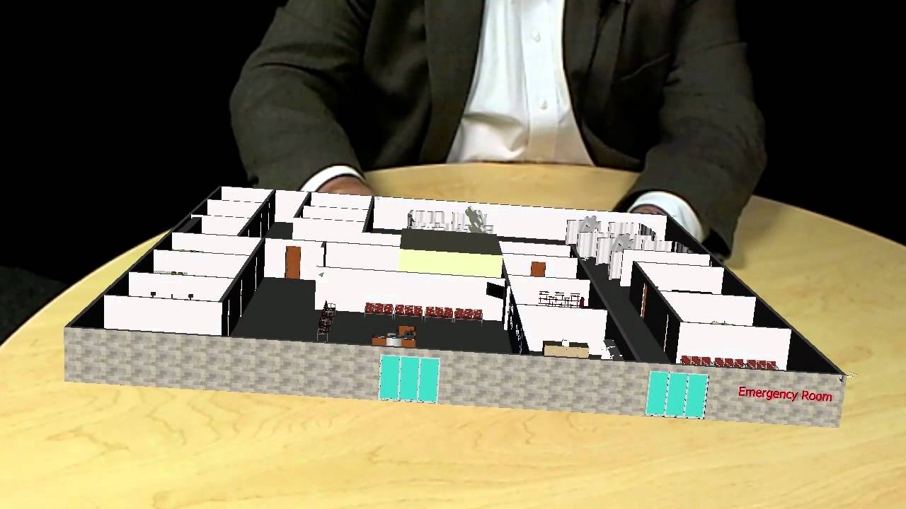 Augmented Reality Model -- Community Hospital - YouTube