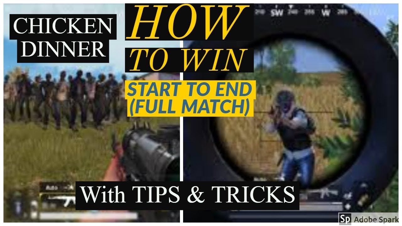 How To Win PUBG MOBILE - Tips & Tricks For PUBG MOBILE - CHICKEN DINNER ...