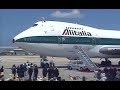 Alitalia Boeing 747-243B Shepherd One - "Arrival Miami" -  1987