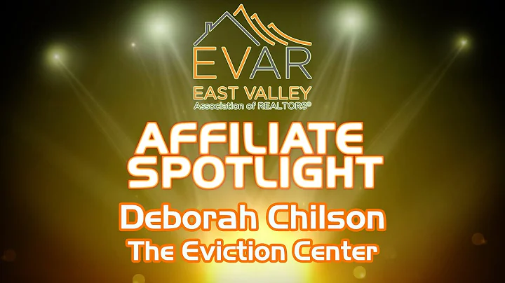 EVAR Affiliate Spotlight - Deborah Chilson with th...