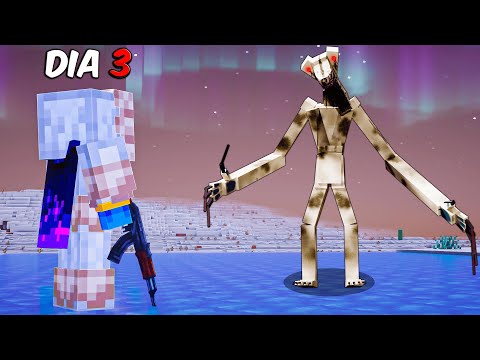 Sobreviví al invierno más aterrador de minecraft 💀