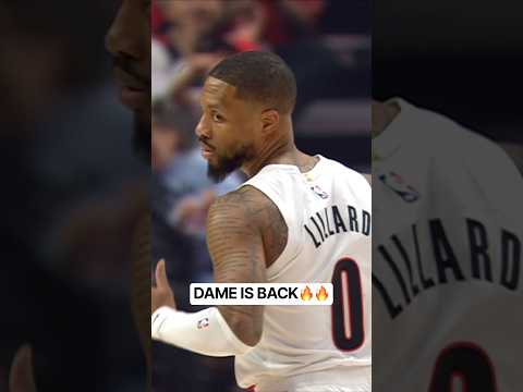 Damian Lillard Starts His Blazers Return With Back-to-Back Threes