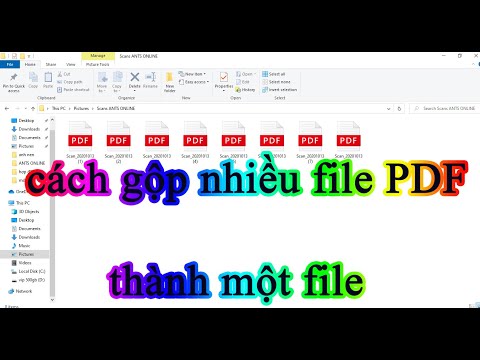 cách gộp nhiều file PDF thành một file nhanh nhất và đơn giản nhất