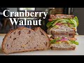 THE BEST DELI SANDWICH BREAD! | Cranberry Walnut