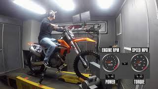 2021 KTM 250 SX-F Dyno Test - YouTube