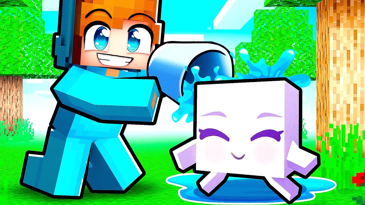 Adopterar En GLAD GHAST i Minecraft!