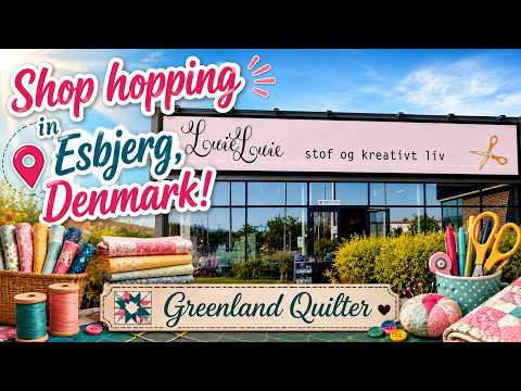 Shop Hopping! Fabric here we come! #shopping #sewing #creativity #travel #vacation #denmark #fun