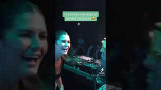 Fisher’s wife DJing?! 🤯 #housemusic #techhouse #techno #fyp #edm #rave Content