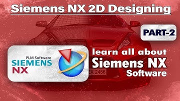Siemens #NX 2D Designing from Beginner to Advance level Part-2​ # trim #mirror​ #fillet​ #offset