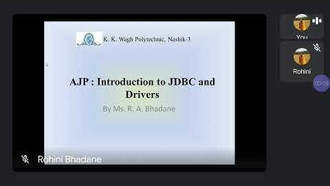 AJP : Introduction to JDBC and Drivers