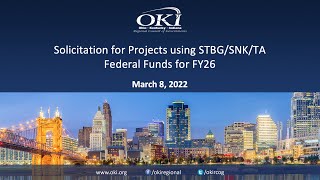 STBG SNK TA Prioritization Workshop for FY 2026