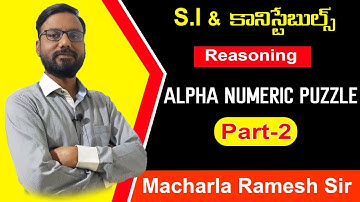 Alpha Numeric Squence :Puzzle Part-2 | Latest Reasoning Classes In Telugu#AmazingConcepts#RameshSir|