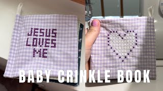 HOW TO SEW // Baby Crinkle Book