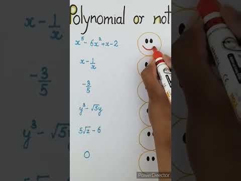 Polynomial or not?🤔#shorts