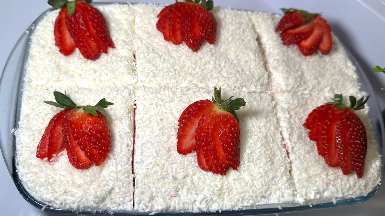 ترند كيكة كوينت🥥(كيكة الهبة)🍰لذيذة لازم تجربوها اعتمدوها في رمضان💯