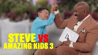 Who’s funnier: #SteveHarvey or these pint-sized comedians? Part 3 will have you crying laughing! 😂