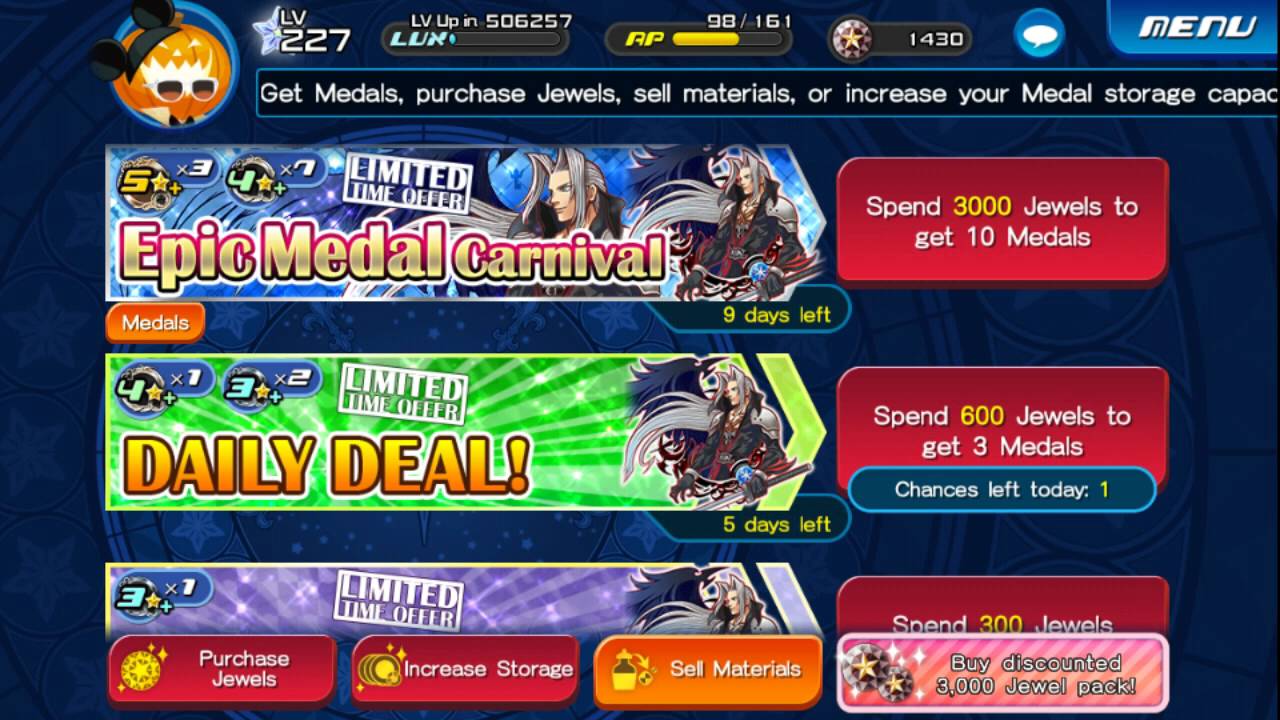 KHUx - Buying medals Daily Deal & 2 Small Deals
