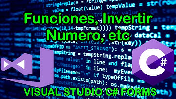 Funciones, invertir numero, vectores, operaciones basicas, etc. *visual studio C# Forms*