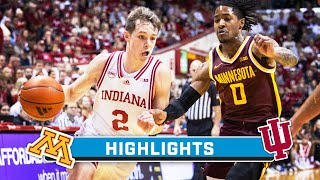 Minnesota at Indiana | Highlights | Big Ten Men's Basketball | Jan. 12, 2024