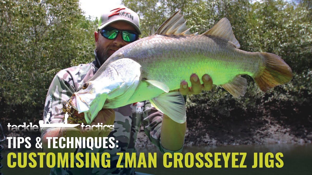 ZMan CrossEyeZ Power Finesse Jigs - Weed Guard Trim & Trailer