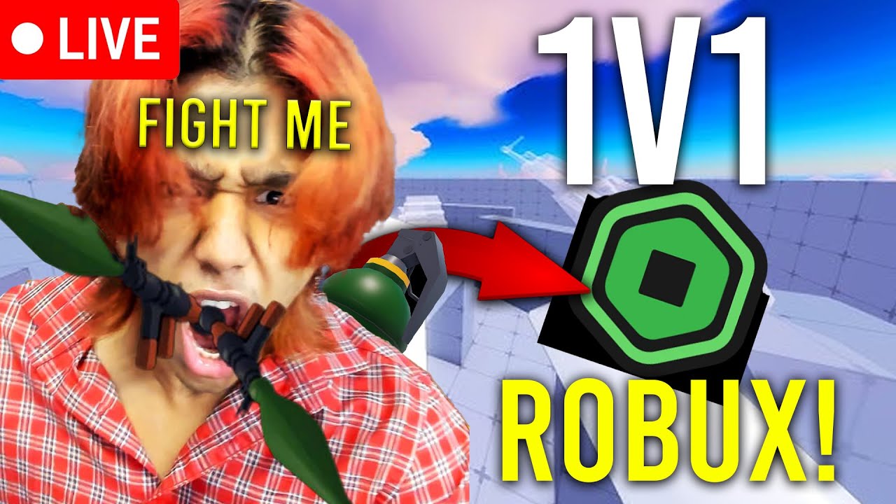 🔴ROBLOX Rivals 1v1 FOR FREE ROBUX LIVE!! | SKIN CASE & ROBUX GIVEAWAY ...