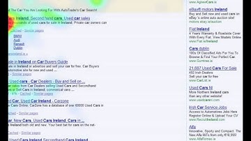 Google search results in Ireland - Heatmap 5 - Mulley Communications