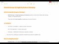 WorkDay - #64 Anusha Journal Benefit Groups &amp; Eligibility Rules in Workday #workday#study