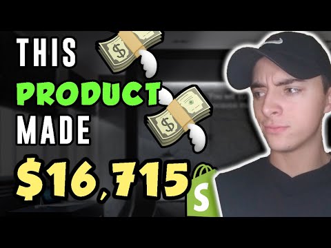 REVEALING My First $15,000+ Winning SHOPIFY Product On My Dropshipping Store