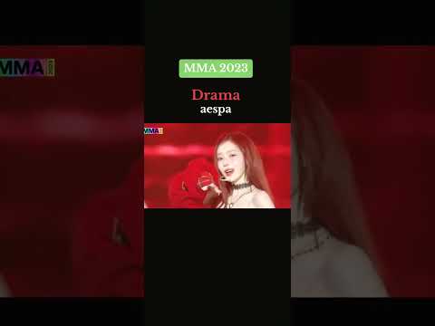 MMA 2023 Drama - aespa のパフォーマンス!このアレンジを早くライブで聞きたい!! @aespa official #ジゼル #aespa #shorts