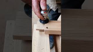 particularly practical pneumatic mini chamfering machine #woodworking #diy #tools #shorts