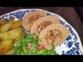 мясной pулет с грибной начинкой