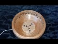 Native pattern bowl - Woodturning and update