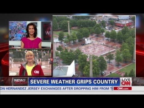Severe weather grips country - YouTube