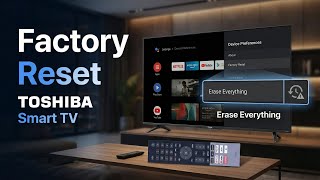 TOSHIBA Smart TV – How to Factory Reset | Erase Everything