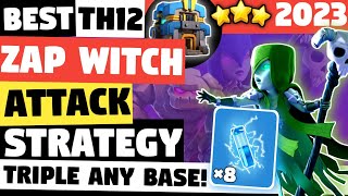 TH12 Zap Witch Attack Strategy (2023) - Best TH12 Witch Army | Clash of Clans | COC